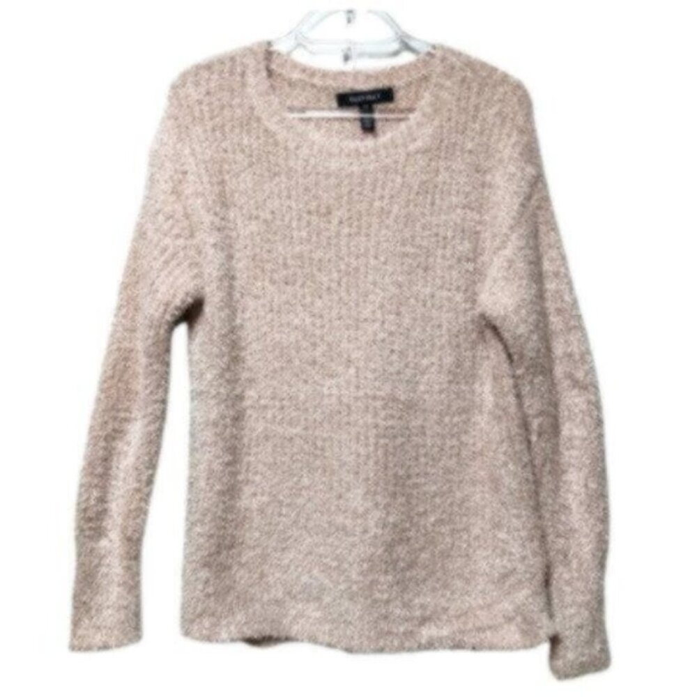NWT Ellen Tracy Blush Fuzzy Sweater Medium